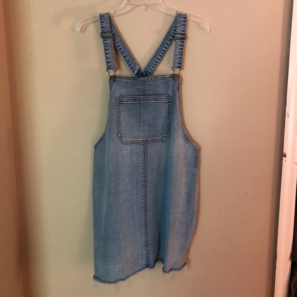 Mini Overalls Dress